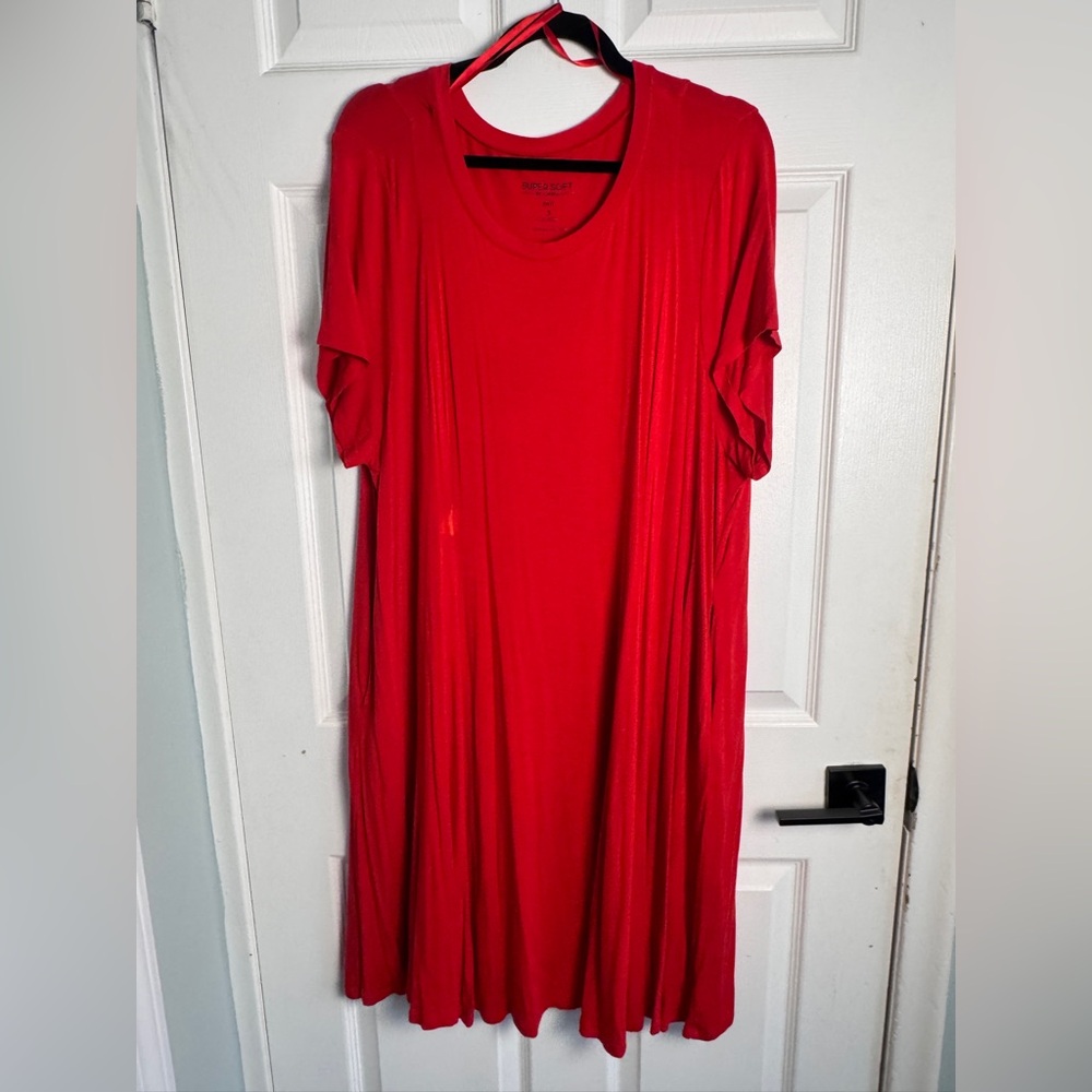 Torrid Super Soft Red Knit dress